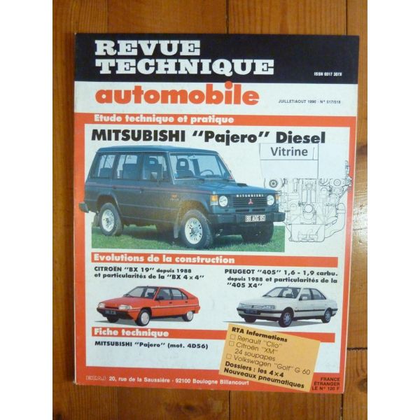 PAJERO Revue Technique Mitsubishi