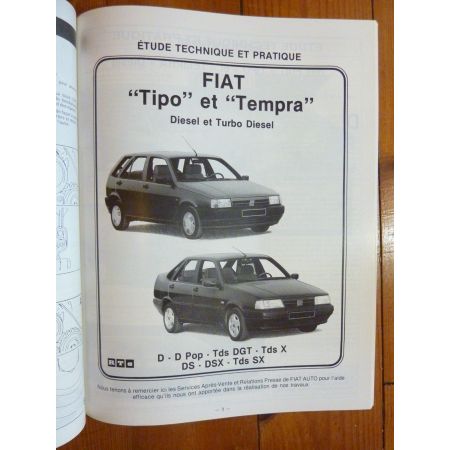 Tipo Tempra Revue Technique Fiat