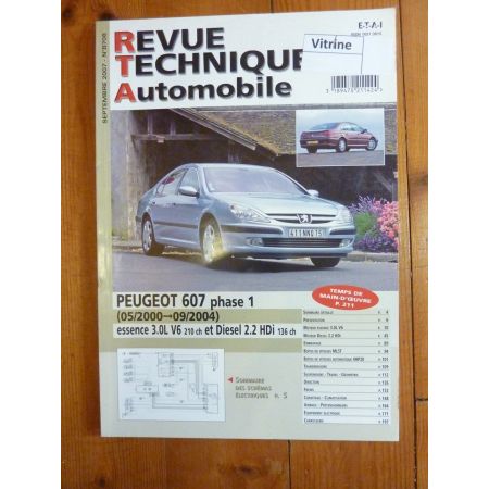 607 Ph 1 Revue Technique Peugeot