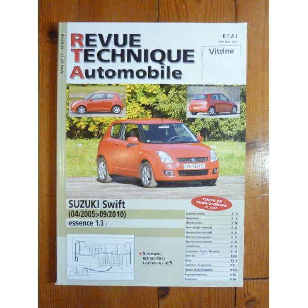 Swift Revue Technique Suzuki