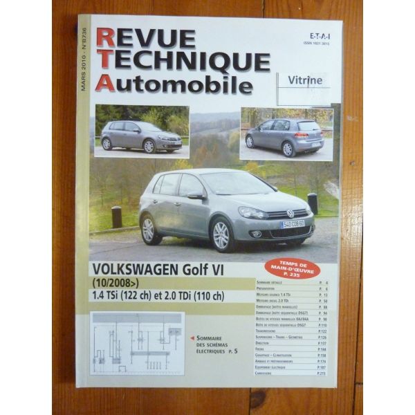 Golf VI 08- Revue Technique Volkswagen