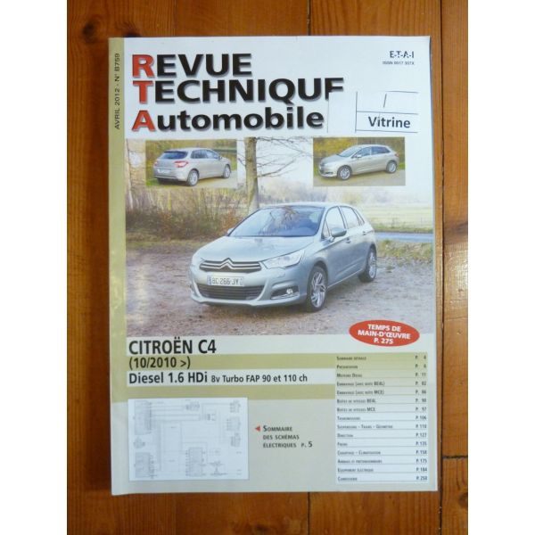 C4 Die 10- Revue Technique Citroen