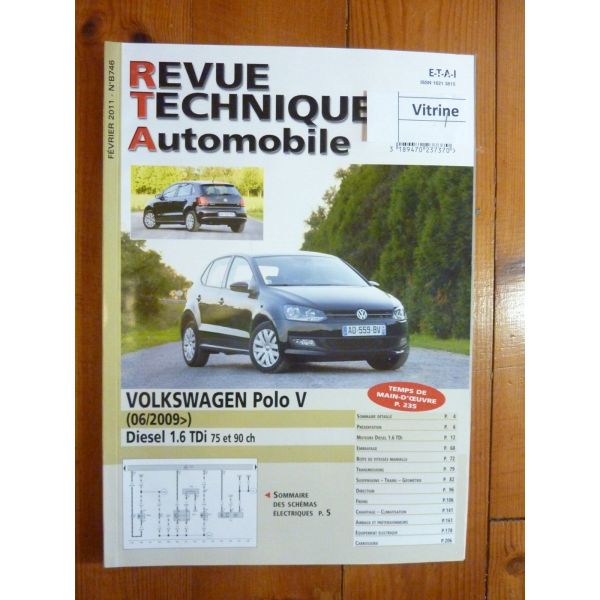 Polo V 09- Revue Technique Volkswagen