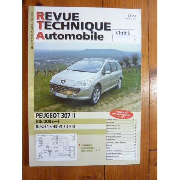 307 II Die 05- Revue Technique Peugeot