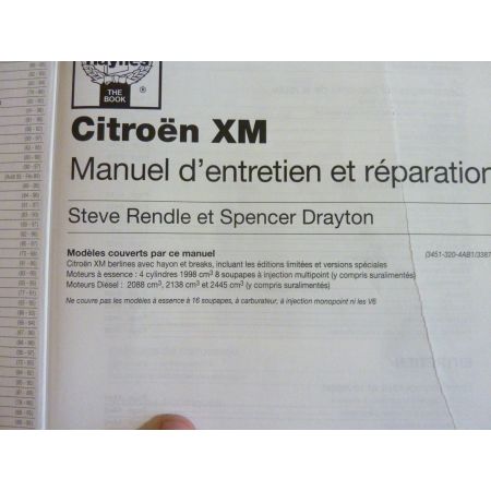 XM  Revue Technique Haynes Citroen