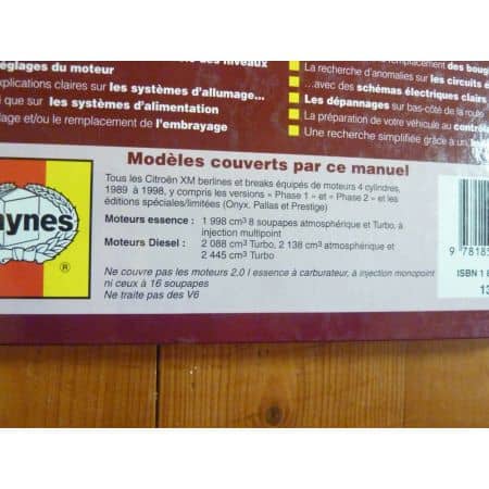 XM  Revue Technique Haynes Citroen