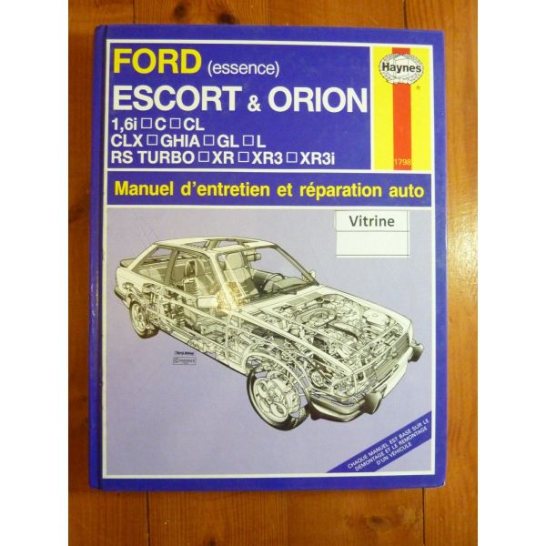 Escort Orion Ess Revue Technique Haynes Ford