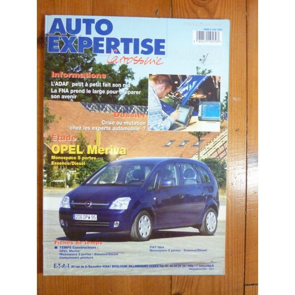 Meriva Revue Auto Expertise Opel