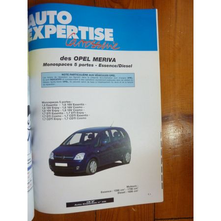 Meriva Revue Auto Expertise Opel