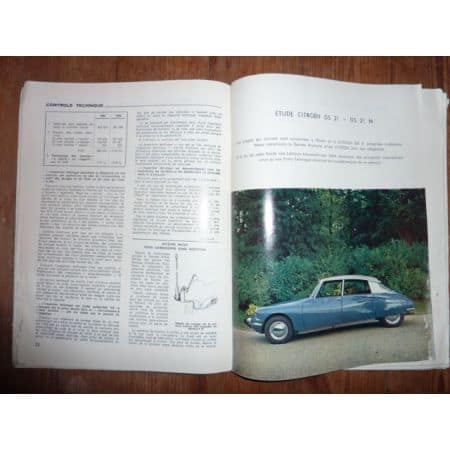 DS21 DS 21 M Revue Technique Citroen