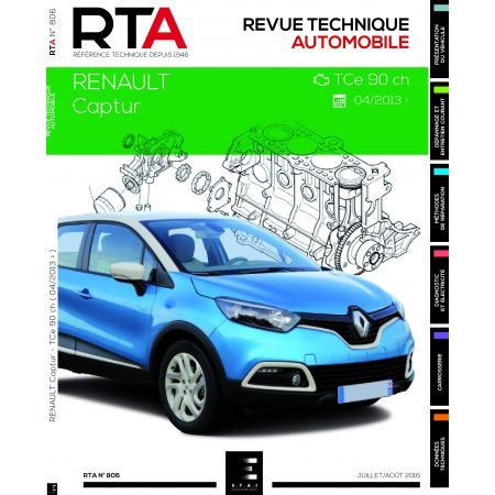 Captur TCe 90cv 04/13- Revue Technique Renault