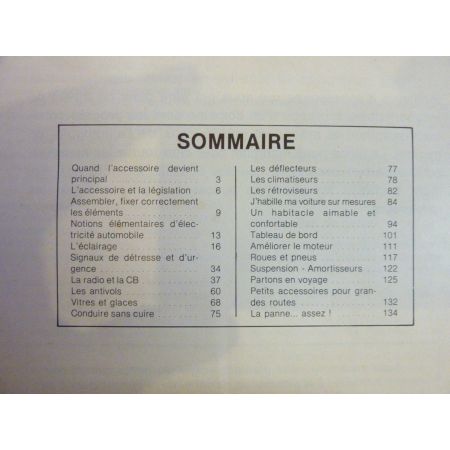 Accessoires : Choix et Pose