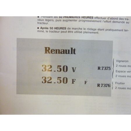 32.50 - Manuel Utilisateur Renault