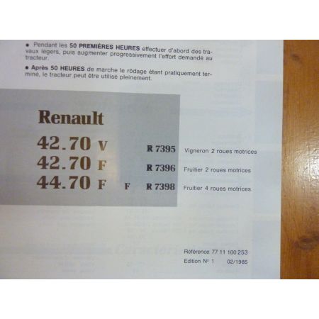42.70-44.70 - Manuel Utilisateur Renault