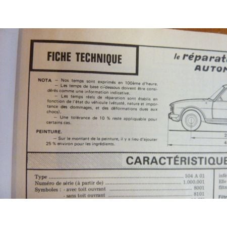 504 Revue Reparateur Automobile
