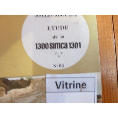 1300,1301 SIMCA Revue Reparateur Automobile
