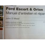 Escort Orion Ess Revue Technique Haynes Ford