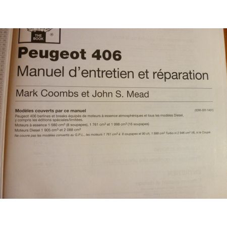 406 Revue Technique Haynes Peugeot