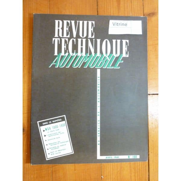 MGA 1500-1600-Twin Cam Revue Technique Austin Mini Mg British Leyland