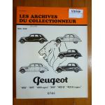 202 402 36-39 Revue Technique Les Archives Du Collectionneur Peugeot