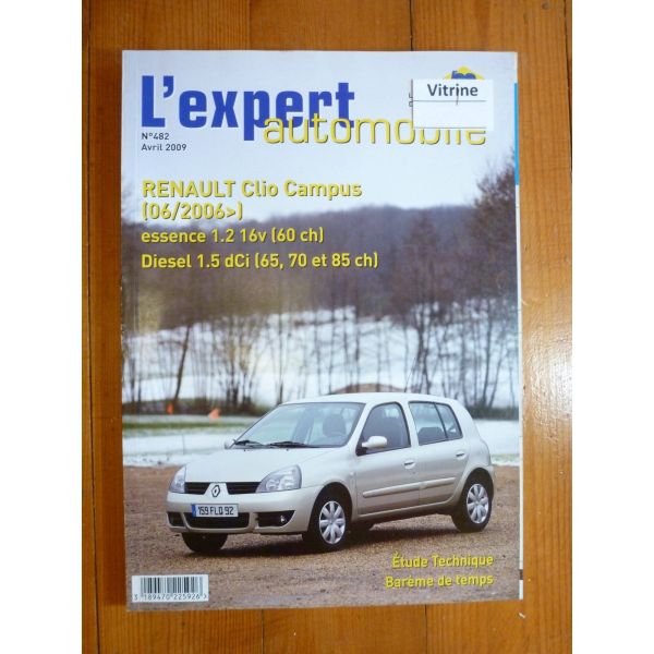 Clio Campus 06- Revue Technique Renault