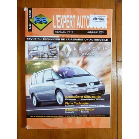 Espace IV 3L V6 02- Revue Technique Renault