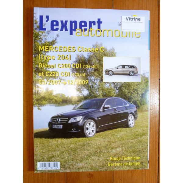 Classe C Die 07-09 Revue Technique Mercedes-Benz