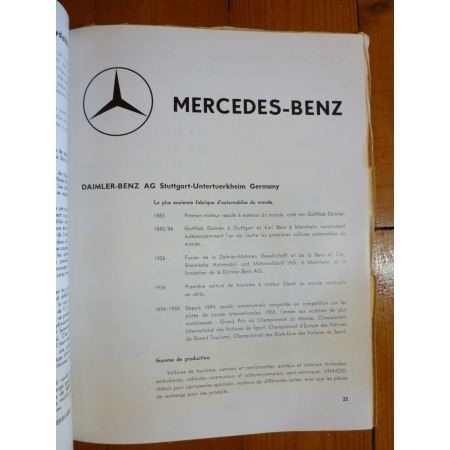 220 230 250 S/SE Revue Technique Mercedes