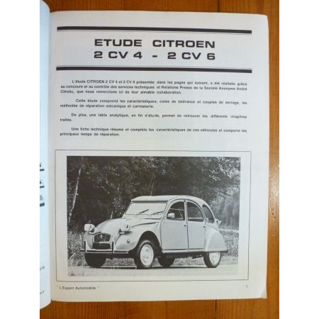 2CV 4 6 Revue Technique Citroen
