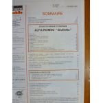 Giulietta Revue Technique Alfa Romeo