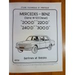 200D 220D 240D 300D Revue Technique Mercedes