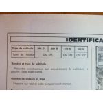 200D 220D 240D 300D Revue Technique Mercedes