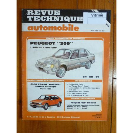 309 1.6l 1.9l Revue Technique Peugeot