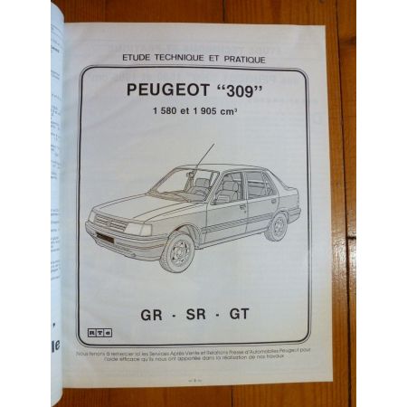 309 1.6l 1.9l Revue Technique Peugeot
