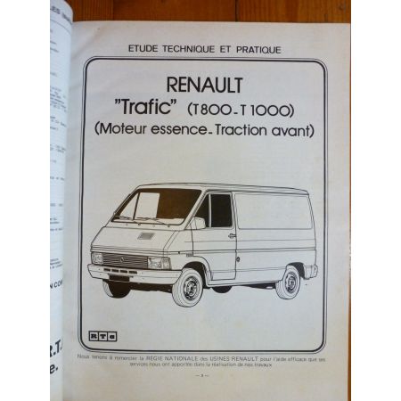 TRAFIC Ess Revue Technique Renault