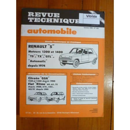 R5 74- Revue Technique Renault