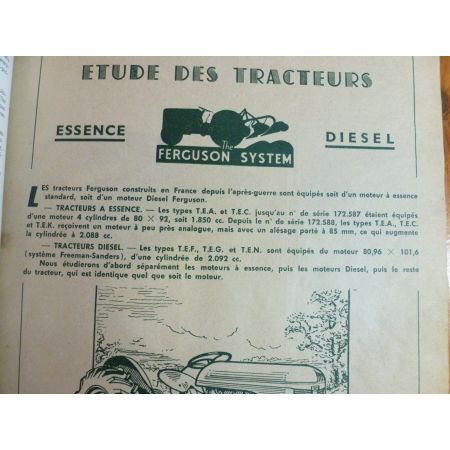 Tracteurs Ferguson - Revue Machinismr Agricole