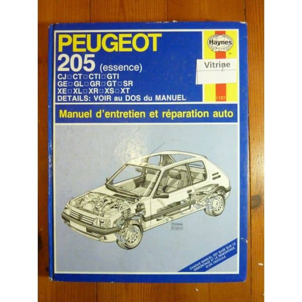 205 Ess 83-93 Revue Technique Haynes Peugeot FR