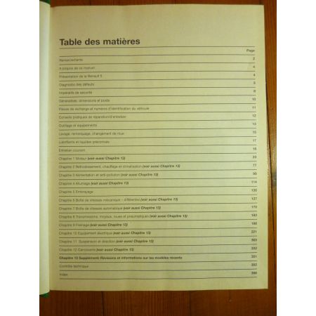 R5 ess. 72-85 Revue Technique Haynes Renault FR