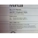 Carina 71-74 Revue Technique Haynes TOYOTA Anglais