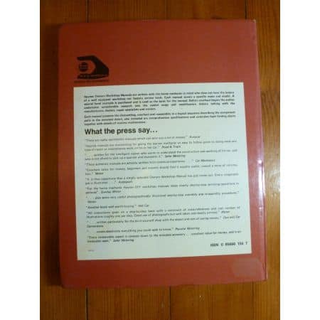 Carina 71-74 Revue Technique Haynes TOYOTA Anglais