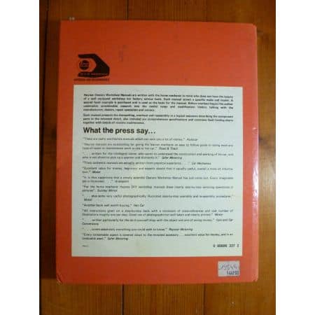 Alpine 75-77 Revue Technique Haynes CHRYSLER Anglais