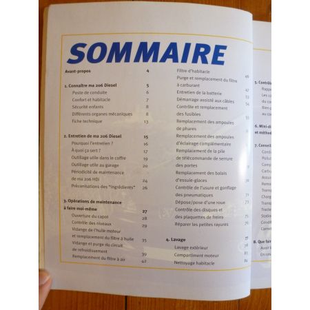 206 Diesel Revue Connaitre entretenir Peugeot