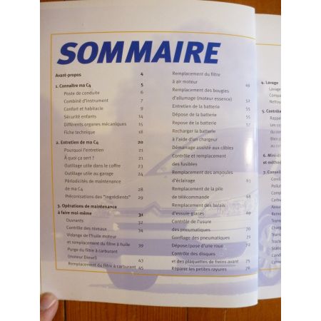 C4 Revue Connaitre entretenir Citroën