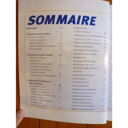 Clio III D Revue Connaitre entretenir Renault