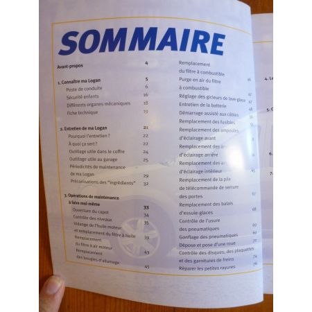 LOGAN Revue Connaitre entretenir DACIA