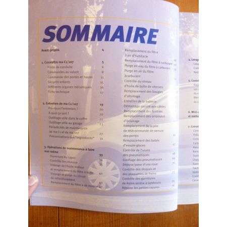 C1 107 Revue Connaitre entretenir Peugeot Citroen