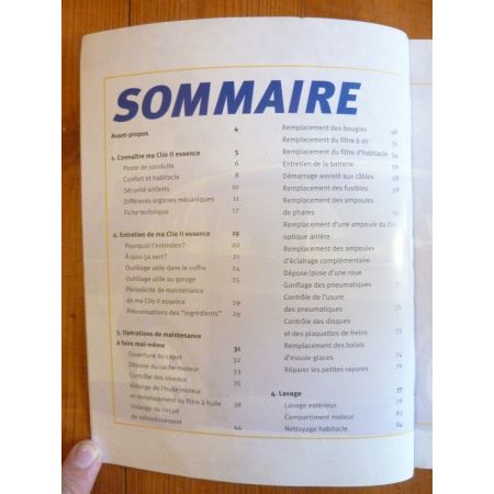 Clio II Ess. Revue Connaitre entretenir Renault