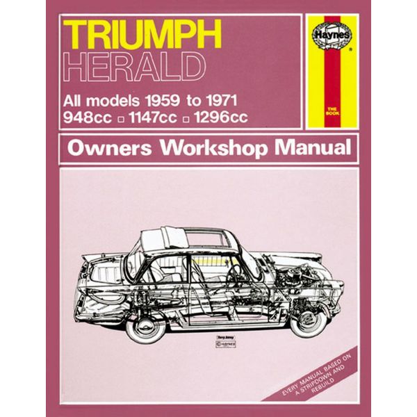 Herald  classic 59-71 Revue technique Haynes TRIUMPH Anglais