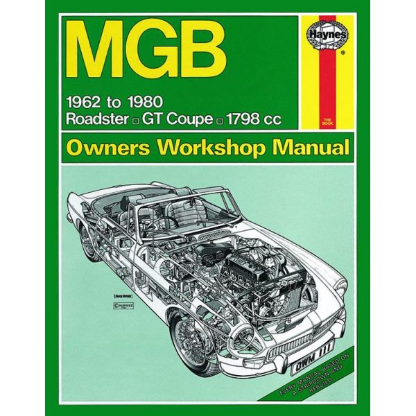 MGB 62-80 Revue technique Haynes MG  Anglais